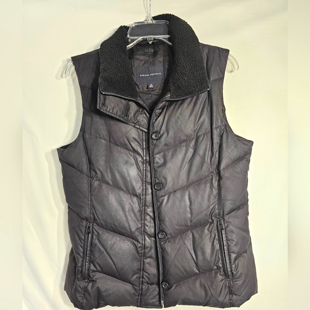Banana Republic black vest medium